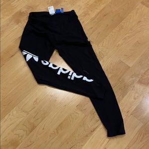 Adidas Black Legging with Logo